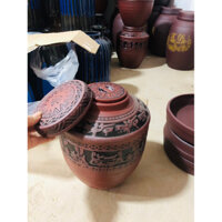 chum sành ngâm rượu không men 2 nắp bát tràng ,5l,10l