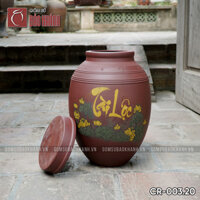 Chum sành ngâm rượu Tài Lộc 20 lit 1 nắp