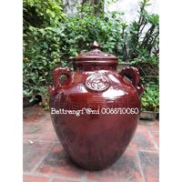 Chum sành ngâm rựucó quai 7080100110120150lít - 100 lít,Nâu mật ong