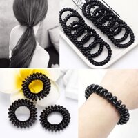 chun buộc tóc lò xo1c,màu đen,size to