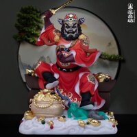 Chung Quỳ thần tượng thiên sư Chung Quỳ chiêu tài trấn trạch Nạp Phúc thiên quan chúc phúc cẩm thạch gia cư mặt bàn công