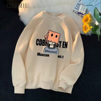 CHUNMIU Áo khoác hoodie sweater nỉ siêu rẻ phù hợp nam nữ rộng thoải mái 2024 NEW MWY2491KHX 39Z240923