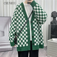 CHUNMIU Áo Len áo sweater nam cardigan áo len nan Tay Dài 2024 NEW MMY2490VLZ 37Z240914