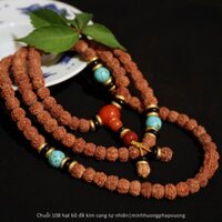 Chuỗi 108 Hạt, Chuỗi Tràng Hạt Bồ Đề Kim Cang Tự Nhiên Niệm Phật Minh Hương Pháp Vượng