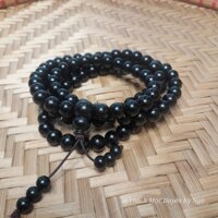 Chuỗi 108 hạt gỗ mun sừng Khánh Hòa size 6 ly, 8 ly, 10 ly