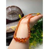 chuỗi cổ hổ phách tự nhiên 100%]