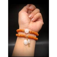 Chuỗi đá cẩm.thạch huyết mix cham