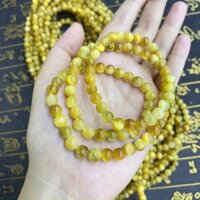 Chuỗi đá mắt hổ tâm vàng quấn 3v
