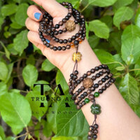 Chuỗi đeo tay 108 hạt Trầm Hương Sánh Chìm, Bảo hành trọn đời TRƯỜNG AN TRẦM HƯƠNG-TINH HOA CỦA ĐẤT VIỆT