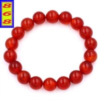 Chuỗi đeo tay mã não đỏ size Size 10 ly - hợp mệnh Hỏa, mệnh Thổ