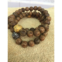 Chuỗi gỗ chạm khắc thần chú Lục Tự Đại Minh Om Mani Padme Hum