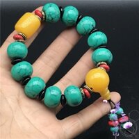 Chuỗi Hạt Đá Ngọc Lam Tròn Tự Nhiên Cho Vòng Tay / Dây Chuyền