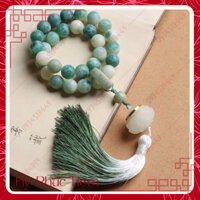 Chuỗi hạt 💚 Hạt Bạch Ngọc Bồ Đề 💚 mix Hoa sen phát sáng và hạt thơm - 011