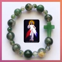 Chuỗi Mân Côi Đá Băng Ngọc Thủy Tảo Thánh Giá Đá