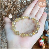 Chuỗi Mân Côi đá tóc vàng - Vòng tay Công Giáo