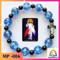 Chuỗi Mân Côi Đá Ưu Linh Xanh Dương