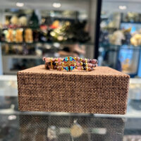 Chuỗi ngọc hồng lục bảo, mang lại sự may mắn trong cuộc sống, kích hoạt quý nhân phù trợ - S6278