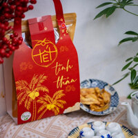 Chuối sáp mè gừng chiên giòn (ít đường) – Gói 500g