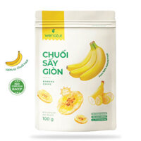 Chuối Sấy Giòn We’Natur Gói 100g – Banana Chips