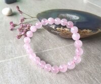 Chuỗi thạch anh hồng A+ Madagascar (8li) 23 bi FS6218-F5-1074