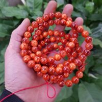 chuỗi tràng hạt 108 cỡ 10 ly vòng cổ , vòng tay gỗ huyết long may mắn bình an