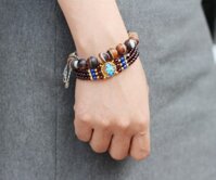 Chuỗi vỏ ốc hóa thạch hạt nhỏ S6306