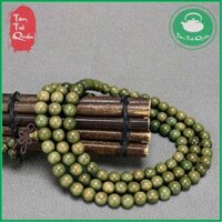 Chuỗi vòng hạt gỗ đàn hương xanh 8mm (108 hạt)