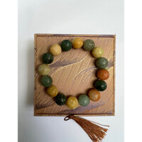 Chuỗi vòng tay đa bảo ngọc phỉ thuý size hạt 13ly