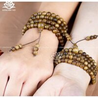 CHUỖI VÒNG TAY TRẦM HƯƠNG 108 HẠT, TRANG SỨC PHONG THỦY Ý NGHĨA