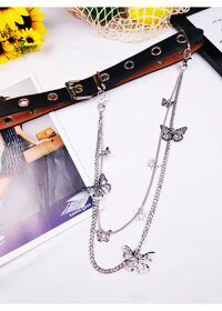Chuỗi xích móc đai quần mix cánh bướm độc đáo - Mẫu 3