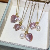 Chuỗi xương đòn ngọc trai nước ngọt Baroque tự nhiên