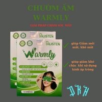 Chườm ấm WARMLY, giúp giảm mỏi mắt, mờ mắt, 1 hộp 10 miếng chườm ấm