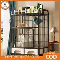 Chuồng 2-4 tầng cho mèo，Kệ ngăn kéo lồng mèo Nhà mèo không gian lớn
