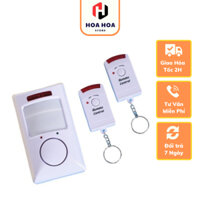 Chuông báo động chống trộm cảm biến hồng ngoại  thông minh V3 , điều khiển từ xa
