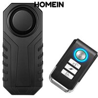 Chuông báo động xe đạp HOMEIN, với hệ thống báo động an ninh xe rung chống trộm từ xa, trang trí nhà cửa còi xe đạp siêu to 113dB chống nước
