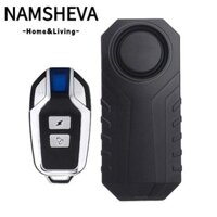 Chuông báo động xe đạp NAMSHEVA, với hệ thống báo động an ninh xe rung chống trộm từ xa, quà tặng Báo động xe máy xe đạp điện không dây siêu to chống nước