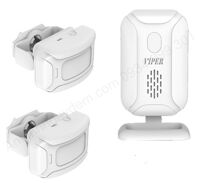 Chuông báo khách báo trộm bộ 1 chuông 2 cảm biến Viper CBKBT – 2PIR