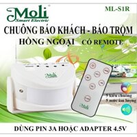 Chuông báo khách, báo trộm hồng ngoại Moli ML-S1R (chính hãng) báo chính xác. Bảo hành 12 Tháng