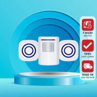 Chuông báo khách kết hợp báo trộm không dây thông minh 38 kiểu chuông YF0256, Cảm biến chống trộm hồng ngoại BH 1 tháng