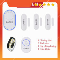 Chuông báo khách không dây kết hợp báo động chống trộm gia đình qua wifi app Tuya, Smart Life ZS19