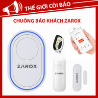 Chuông báo khách không dây wifi, Chuông cửa tự động báo khách qua wifi ZAROX ZS19T