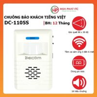 Chuông báo khách tiếng việt Decom DC-1105S