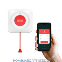 Chuông báo người già qua điện thoại nút bấm khẩn cấp hỗ trợ dây giật wifi PBSOS1