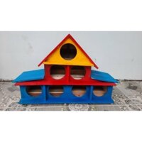 chuồng bồ câu 7 ô. full màu. gỗ thông, hàng kỉ, đẹp.