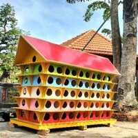 Chuồng bồ câu gỗ loại 122 lỗ tròn