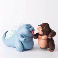 Chuông Cắm Trại Và Keppel Phiên Bản Q King Kong vs Mô Hình Đồ Chơi Godzilla Thủ Công Độc Đáo