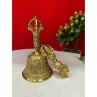 Chuông chày kim cang - chuông lắc tay - pháp khí mật tông bằng đồng