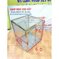 Chuồng Chim - Lồng Nuôi Thú INOX Cao Cấp  MãLCV01-606076I