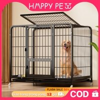 chuồng chó chuồng cho mèo chuồng chó size to có bánh xe chuồng chó lớn Size 60-125cm