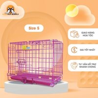 Chuồng Chó Chuồng Sơn Tĩnh Điện Nhập Khẩu Cho Thú Cưng Size S có thể gấp gọn L1 D214